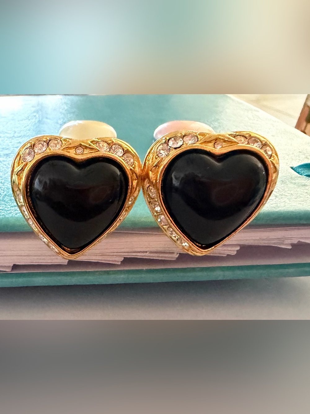 Joan Rivers clip on earrings